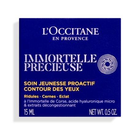 Crema de ochi Immortelle Precious Eye Balm, 15 ml, L'Occitane 642162