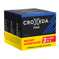 Pachet Croxeda Man, 3 x 30 comprimate filmate, Fiterman