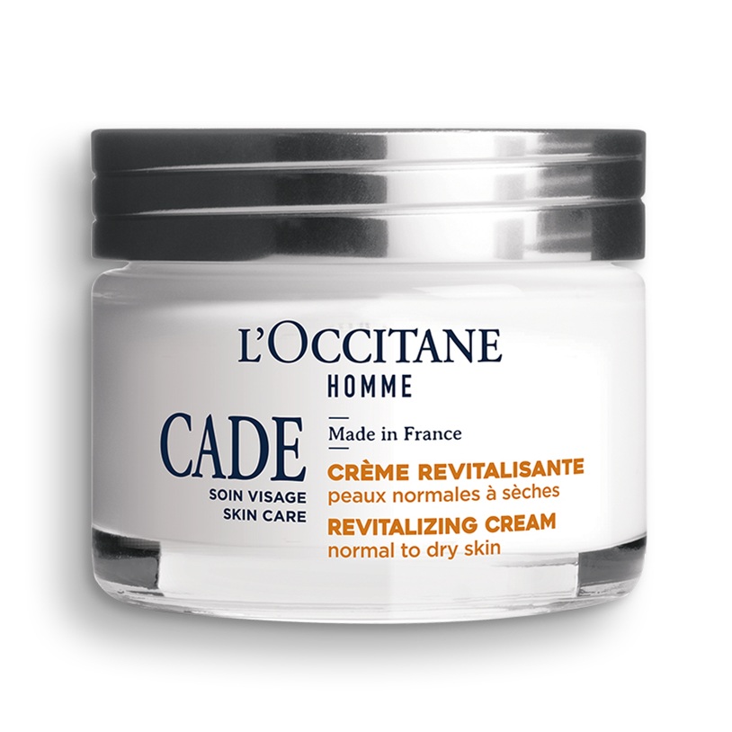Crema de fata revitalizanta pentru barbati Cade Revitalizing Cream, 50 ml, L'Occitane