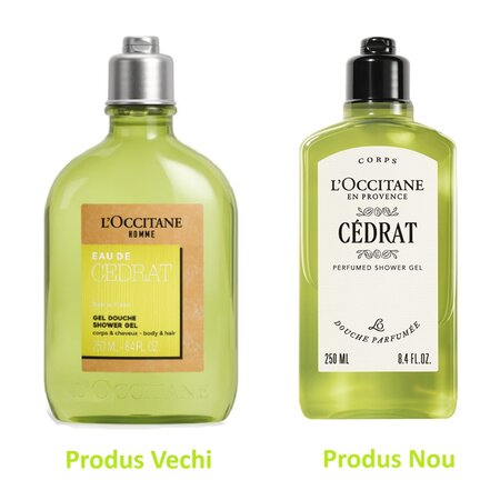 Gel de dus pentru barbati Eau de Cedrat Shower Gel, 250 ml, L'Occitane 674152