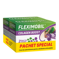 Pachet Fleximobil Colagen Boost, 2 x 30 plicuri, Fiterman