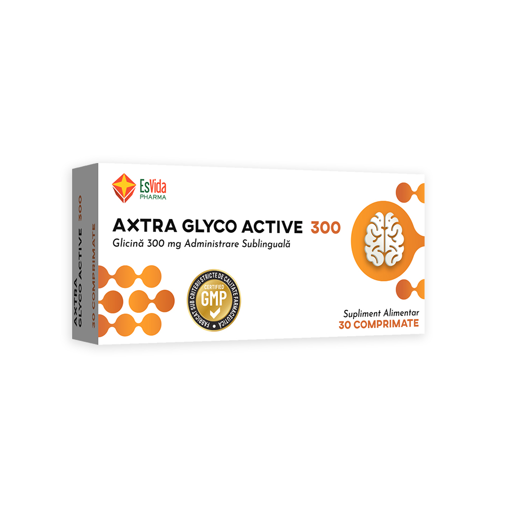 Axtra Glico Active 300, 30 comprimate masticabile, Esvida Pharma