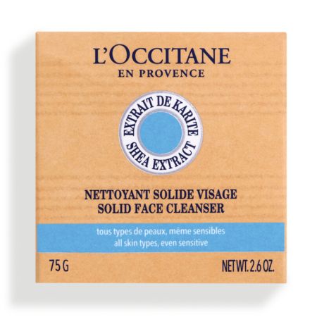 Sapun de curatare Shea Solid Cleanser, 75 g, L'Occitane