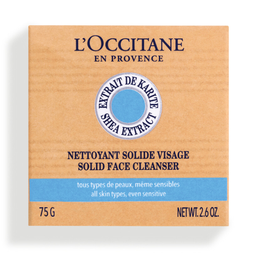 Sapun de curatare Shea Solid Cleanser, 75 g, L'Occitane