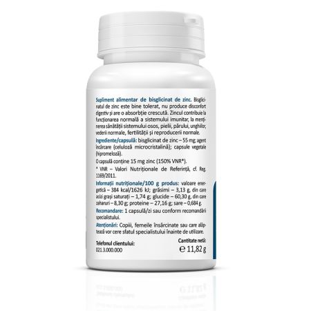 Zinc Bisglycinate, 60 capsule, Zenyth 702673