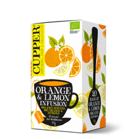 Ceai bio de portocale si lamaie, 50 g, Cupper