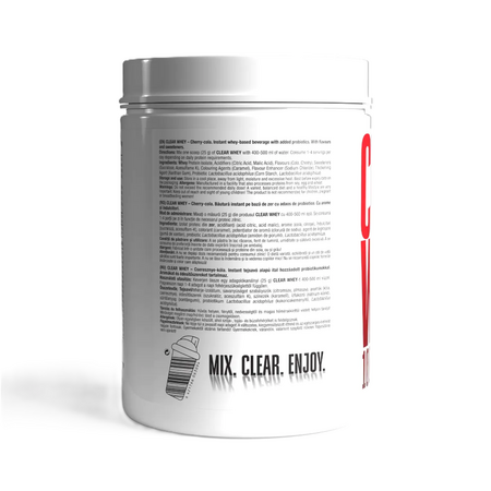 Bautura instant pe baza de izolat proteic din zer, Clear Whey Cherry Cola, 450 g, Pro Nutrition 660464
