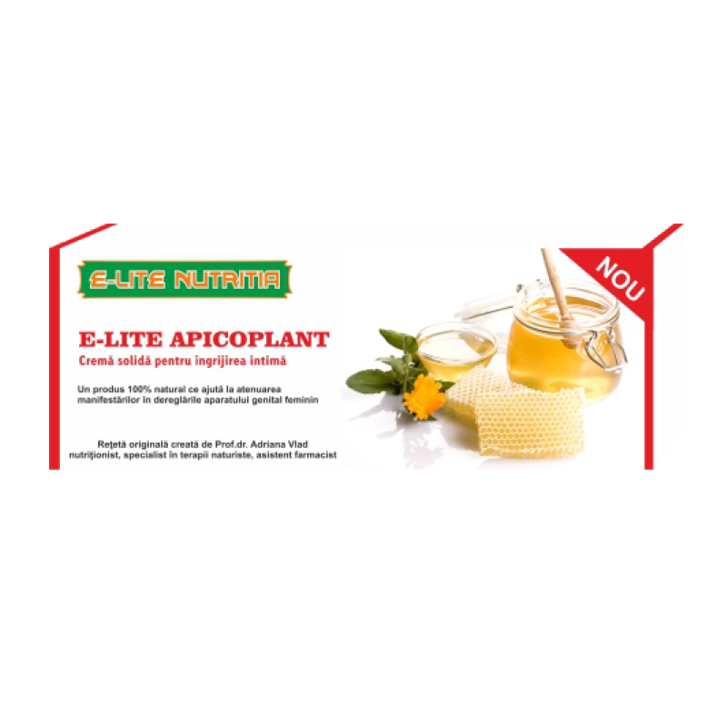 Crema solida pentru ingrijire intima Apicoplant, 20 bucati, E-lite Nutritia