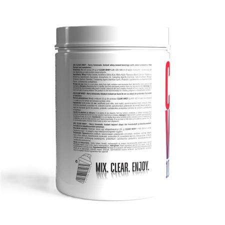 Bautura instant pe baza de izolat proteic din zer, Clear Whey Berry Lemonade, 450 g, Pro Nutrition 660470