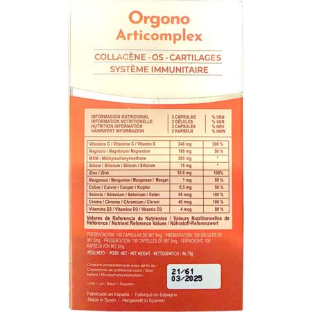 Orgono Articomplex, 100 capsule, Silicium Laboratories 691672