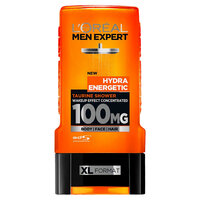 Gel de dus pentru barbati Hydra Energetic Men Expert, 300 ml, L'Oreal Paris