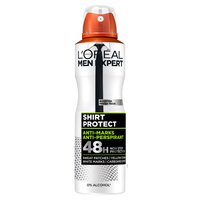 Spray antiperspirant pentru barbati Shirt Protect Men Expert, 150 ml, LOreal