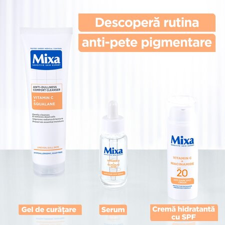 Crema fluida anti-pete pigmentare cu SPF 20 Anti-Dark Spot, 50 ml, Mixa 663666