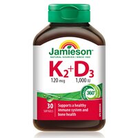 Vitamina K2 120 mcg + D3 1000 ui, 30 capsule, Jamieson