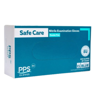 Manusi nitril Safe Care PPS Albastre marimea XS, 100 bucati, PPS Gloves
