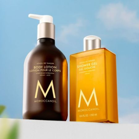 Set Lotiune de corp + Gel de dus Soleil de Tanger, 360 ml + 250 ml, Moroccanoil 643350