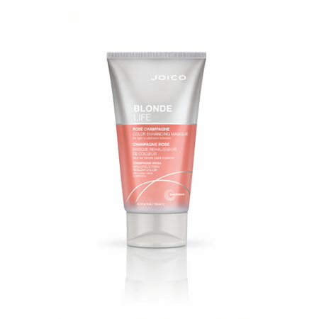 Masca de par blond Blonde Life Color Rose Champagne, 150 ml, Joico