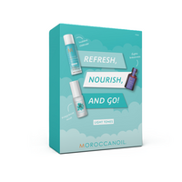 Set Refresh Sampon uscat nuanta deschisa, 65 ml + Ulei tratament Violet, 25 ml + Parfum par si corp, 30 ml, Moroccanoil
