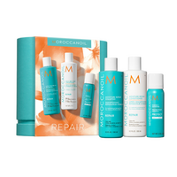 Set Sampon reparator, 250 ml + Balsam reparator, 250 ml + Masca reparatoare, 75 ml, Moroccanoil