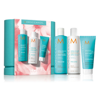 Set sampon pentru volum, 250 ml + Balsam pentru volum, 250 ml + Masca light pentru par fin, 75 ml, Moroccanoil