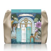 Set pentru ingrijirea parului A Festive Fayrytale set Frizz Control, 2 x 250 ml+160 ml+25ml, Moroccanoil