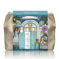 Set pentru ingrijirea parului A Festive Fayrytale set Frizz Control, 2 x 250 ml+160 ml+25ml, Moroccanoil