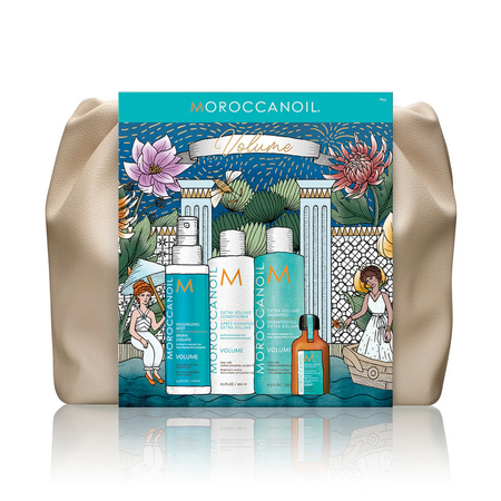 Set pentru par A Festive Fairytale set Extra Volume, 2x250 ml + 160 ml + 25 ml, Moroccanoil