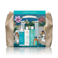 Set pentru par A Festive Fairytale set Extra Volume, 2x250 ml + 160 ml + 25 ml, Moroccanoil