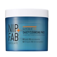 Dischete pentru curatare zilnica a fetei Glycolic Fix, 60 bucati, NIP+FAB