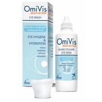 Solutie pentru ochi cu aloe vera, iarba de silur si acid hialuronic OmiVis, 100 ml, Omisan Farmaceutici
