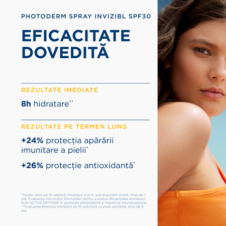 Spray invizibil pentru protectie solara SPF30 Photoderm, 300 ml, Bioderma 738770