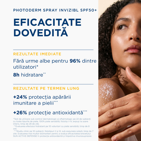 Spray invizibil pentru protectie solara SPF50+ Photoderm, 200 ml, Bioderma 737240