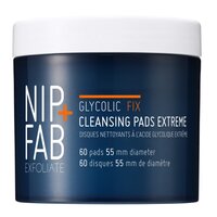 Dischete pentru curatarea fetei Glycolic Fix, 60 bucati, NIP+FAB