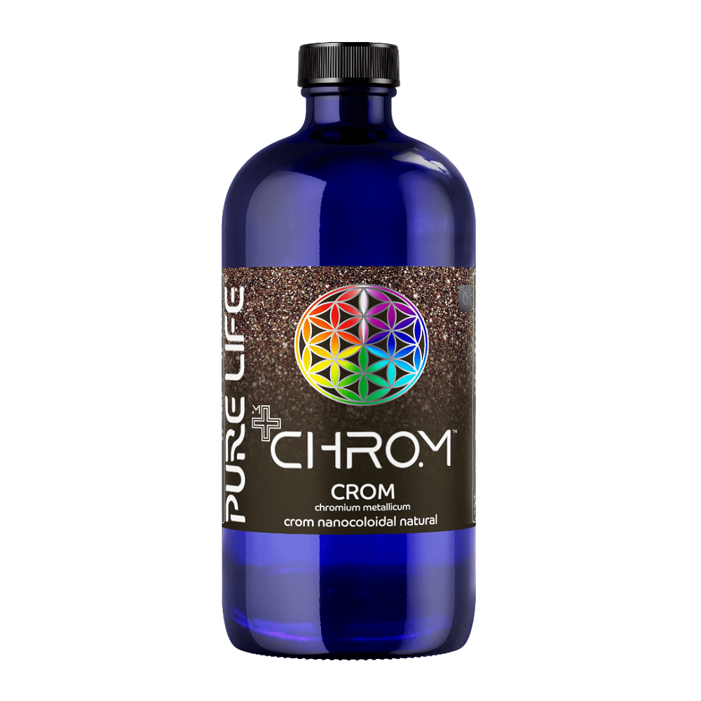 Crom nanocoloidal Minerals+ Chrom 25PPM, 480 ml, Pure Life