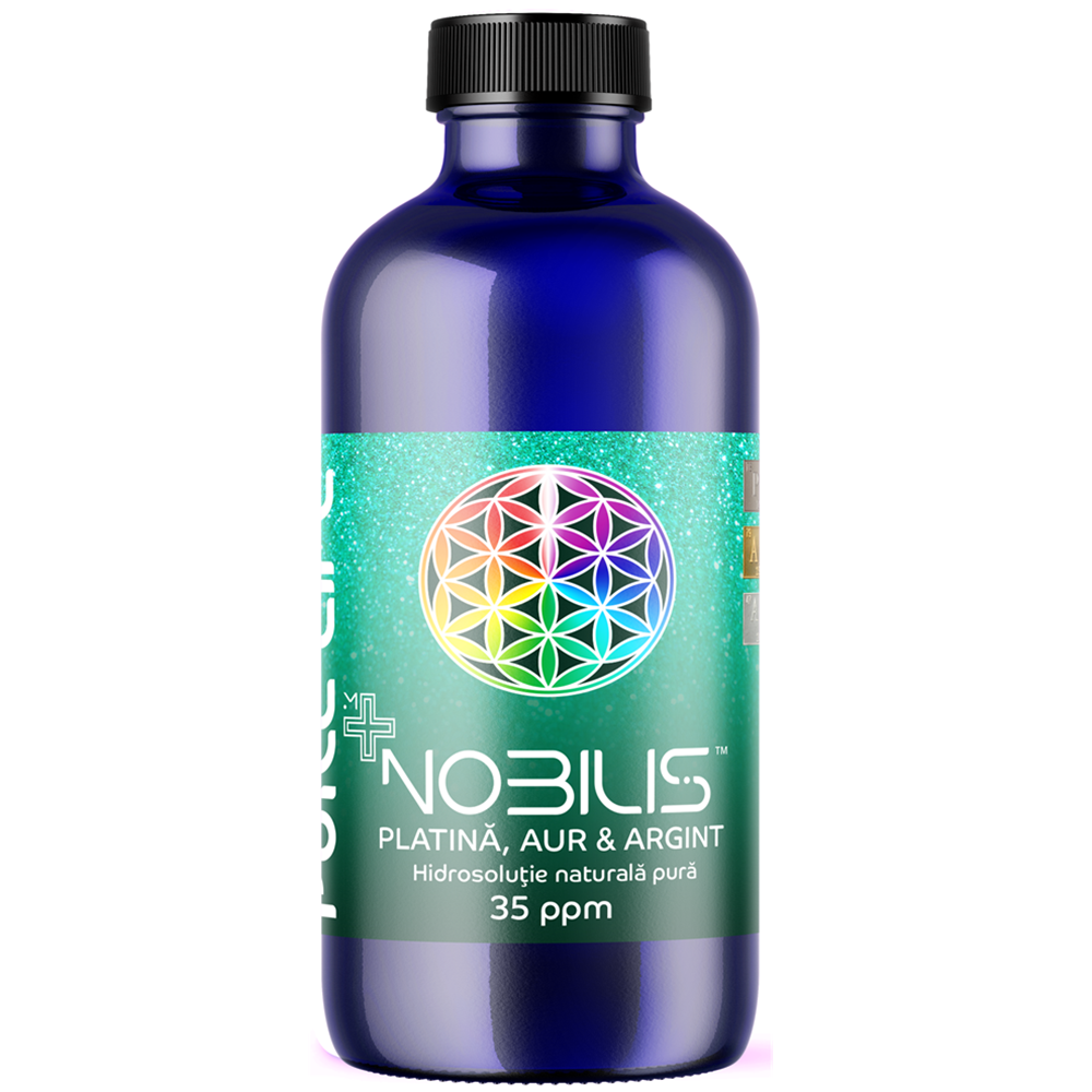 Hidrosolutie cu platina, aur si argint Minerals+ Mix Nobilis, 240 ml, Pure Life