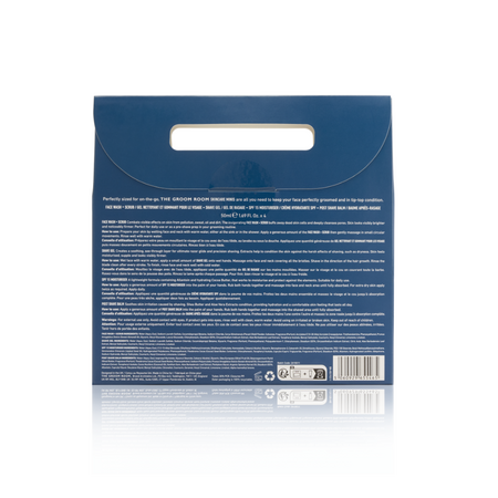 Set de ingrijire fata pentru barbati, Skincare Minis, 4 x 50 ml, The Groom Room 644075