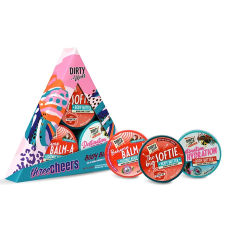 Set de unturi de corp Cheers Body Butter Trio, 3 x 50 ml, Dirty Works 644107