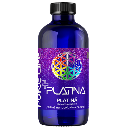 Hidrosolutie cu platina Minerals+ Platina, 240 ml, Pure Life
