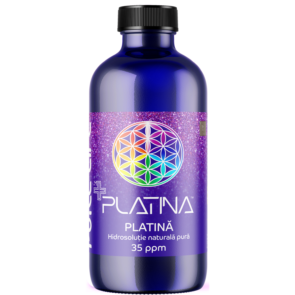 Hidrosolutie cu platina Minerals+ Platina, 240 ml, Pure Life
