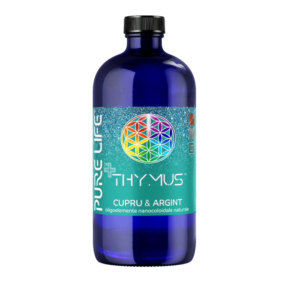 Solutie nanocoloidala Minerals+ Mix Thymus, 480 ml, Pure Life