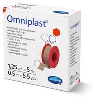 Plasture hipoalergen pe suport textil Omniplast, 1.25cm x 5m, 1 bucata, Hartmann