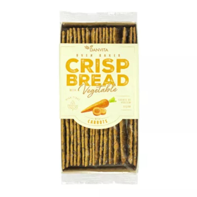 Paine crocanta cu morcovi, 130 g, Danvita