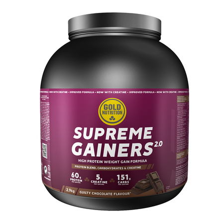 Supreme Gainers 2.0 cu aroma de ciocolata, 2900 g, Gold Nutrition