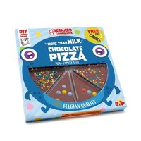 Ciocolata belgiana cu lapte Chocolate Pizza Mix Edition, 105 g, BSSF LTD