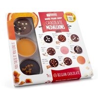 Mix de ciocolata belgiana sub forma de medalioane Chocolate Medallions, 105 g, BSSF LTD