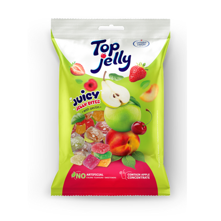 Jeleuri cu aroma de fructe Top Jelly, 180 g, Zaharni Zavodi