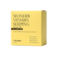 Set masti de noapte pentru luminozitate si revitalizare Wonder Vitamin Sleeping Pack, 20 bucati x 3 g, Trimay