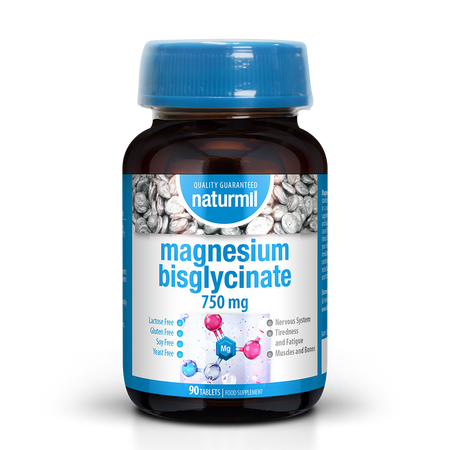 Magneziu bisglicinat, 750 mg, 90 tablete, Dietmed