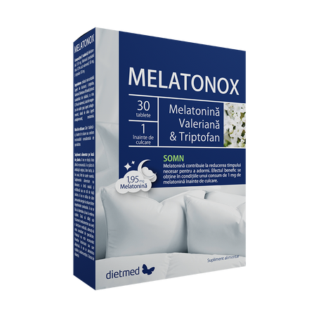 Melatonox, 30 tablete, Dietmed