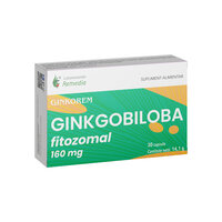 Ginkgo biloba fitozomal Ginkorem, 160 mg, 30 capsule, Remedia